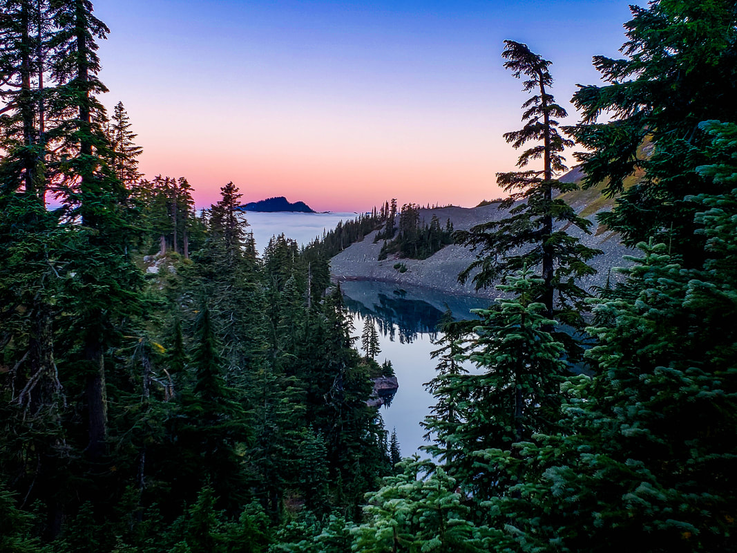 Lake Above the Fog
